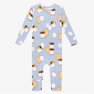 NWT Posh Peanut Marshal long sleeve romper